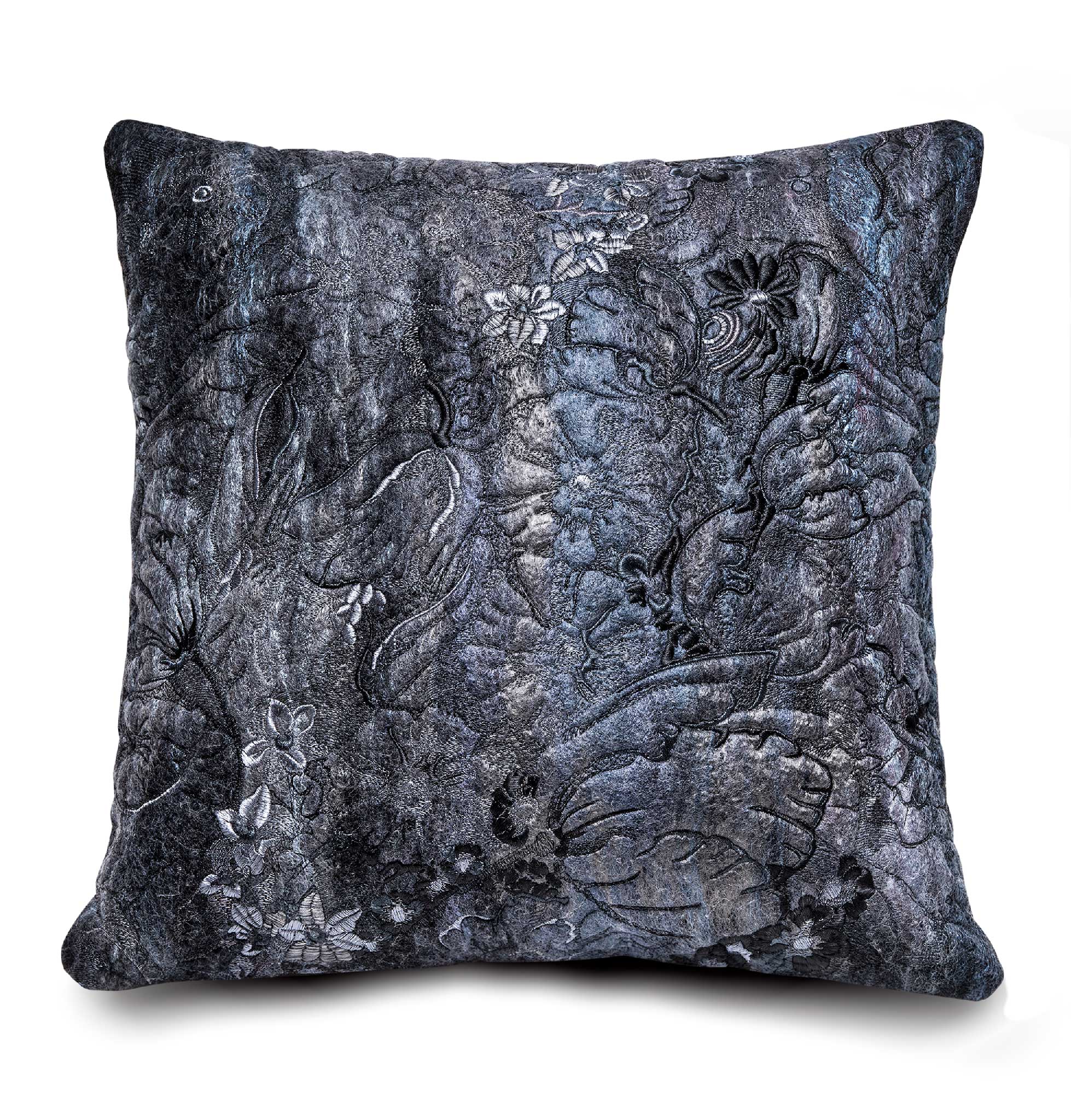 Accent Pillow floral cobalt