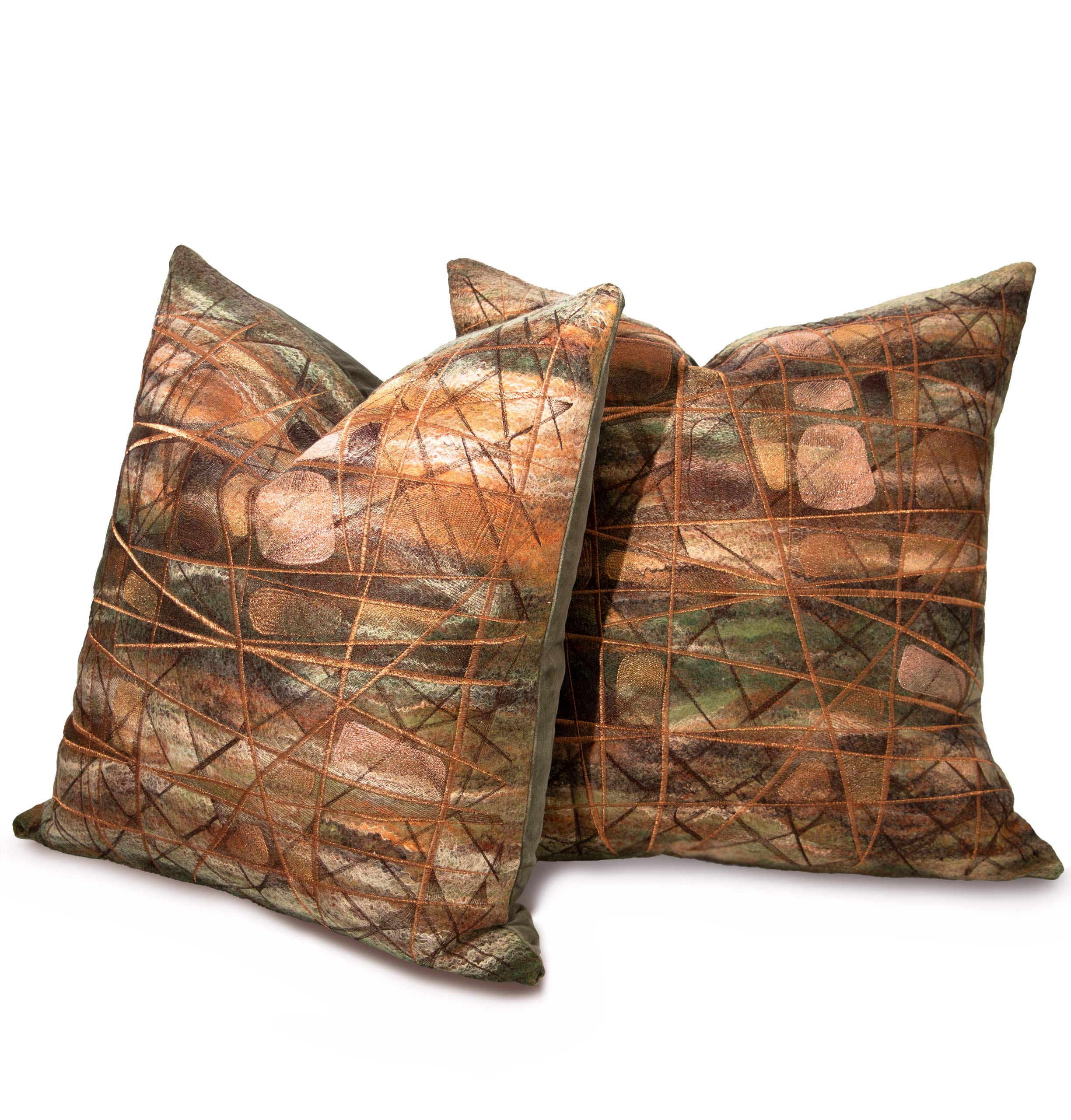 Accent Pillow onyx copper